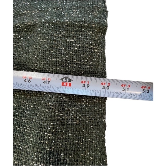 Surya Throw, Size: 50” x 60”, Woven 95% acrylic, 5% lurex Color: Charcoa… - Picture 7 of 7